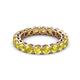 3 - Tiffany 3.40 mm Yellow Sapphire Eternity Band 