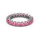 3 - Tiffany 3.40 mm Rhodolite Garnet Eternity Band 