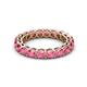 3 - Tiffany 3.40 mm Rhodolite Garnet Eternity Band 