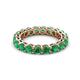 3 - Tiffany 3.40 mm Emerald Eternity Band 