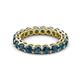 3 - Tiffany 3.40 mm Blue Diamond Eternity Band 