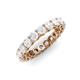 4 - Tiffany 3.40 mm White Sapphire Eternity Band 