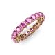 4 - Tiffany 3.40 mm Pink Sapphire Eternity Band 