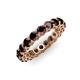 4 - Tiffany 3.40 mm Red Garnet Eternity Band 