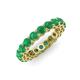 4 - Tiffany 3.40 mm Emerald Eternity Band 