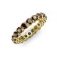4 - Tiffany 3.40 mm Smoky Quartz Eternity Band 