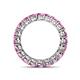 5 - Tiffany 3.40 mm Pink Sapphire Eternity Band 