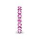 6 - Tiffany 3.40 mm Pink Sapphire Eternity Band 