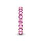 6 - Tiffany 3.40 mm Pink Sapphire Eternity Band 