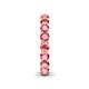 6 - Tiffany 3.40 mm Pink Tourmaline Eternity Band 