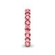 6 - Tiffany 3.40 mm Pink Tourmaline Eternity Band 