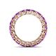 5 - Tiffany 3.40 mm Amethyst Eternity Band 