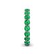 6 - Tiffany 3.40 mm Emerald Eternity Band 