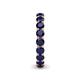 6 - Tiffany 3.40 mm Blue Sapphire Eternity Band 