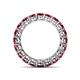 5 - Tiffany 3.40 mm Ruby Eternity Band 