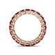 5 - Tiffany 3.40 mm Ruby Eternity Band 