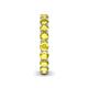 6 - Tiffany 3.40 mm Yellow Sapphire Eternity Band 
