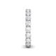 6 - Tiffany 3.40 mm White Sapphire Eternity Band 