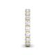 6 - Tiffany 3.40 mm White Sapphire Eternity Band 