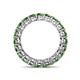 5 - Tiffany 3.40 mm Green Garnet Eternity Band 