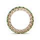 5 - Tiffany 3.40 mm Green Garnet Eternity Band 