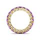 5 - Tiffany 3.40 mm Amethyst Eternity Band 