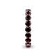6 - Tiffany 3.40 mm Red Garnet Eternity Band 