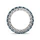 5 - Tiffany 3.40 mm Blue Diamond Eternity Band 