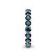 6 - Tiffany 3.40 mm Blue Diamond Eternity Band 