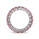 5 - Tiffany 3.40 mm Pink Tourmaline Eternity Band 