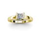 3 - Izna 1.00 ct IGI Certified Lab Grown Diamond Princess Cut (5.50 mm) Solitaire Engagement Ring 