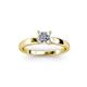 3 - Annora 1.00 ct IGI Certified Lab Grown Diamond Princess Cut (5.50 mm) Solitaire Engagement Ring 