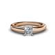 1 - Kyle 1.00 ct IGI Certified Lab Grown Diamond Princess Cut (5.50 mm) Solitaire Engagement Ring  