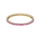 2 - Joyce 0.73 ctw Pink Sapphire Round (1.80 mm) Eternity Band 
