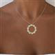 3 - Betty 2.00 ctw Round Lab Grown Diamond Open Circle Pendant 