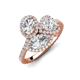 6 - Sienna 3.25 ctw IGI Certified Multi Shape Lab Grown Diamond Oval, Heart & Marquise Three Stone Engagement Ring 