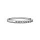 1 - Neria 2.00 mm Lab Grown Diamond 9 Stone Wedding Band 