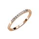 3 - Neria 2.00 mm Lab Grown Diamond 9 Stone Wedding Band 