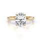 1 - Abena 2.06 ctw IGI Certified Lab Grown Diamond Oval Shape (9x7 mm) with Prong Studded Natural Diamond Solitaire Plus Engagement Ring 