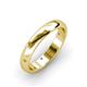 4 - Elara 0.16 ctw Citrine (1.70 mm) set in Burnish Setting 4.00 mm Width Eternity Band 