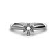 2 - Maxine Semi Mount Solitaire Engagement Ring 