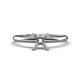 3 - Elodie Semi Mount Solitaire Engagement Ring 