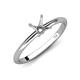 5 - Elodie Semi Mount Solitaire Engagement Ring 