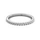 5 - Aurin 0.43 ctw Natural Round Diamond Prong Set Wedding Band 