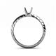 4 - Eudora Retro Semi Mount Solitaire Rope Engagement Ring  