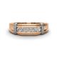 1 - Kevin 0.50 ctw Lab Grown Diamond Men Wedding Band (7.80 mm) 