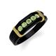 4 - Kevin 0.58 ctw Peridot Men Wedding Band (7.80 mm) 