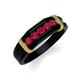 4 - Kevin 0.50 ctw Ruby Men Wedding Band (7.80 mm) 