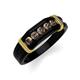 4 - Kevin 0.50 ctw Smoky Quartz Men Wedding Band (7.80 mm) 