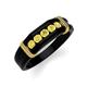 4 - Kevin 0.53 ctw Yellow Sapphire Men Wedding Band (7.80 mm) 